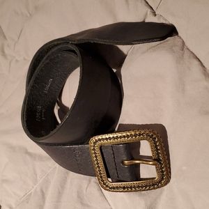 Black Fossil belt size medium